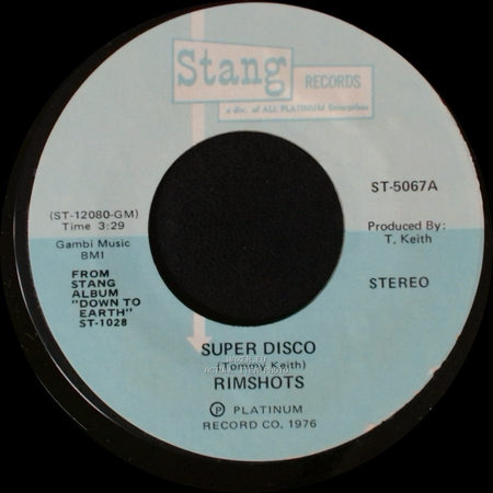 Rimshots - Super Disco / Groove Bus side A