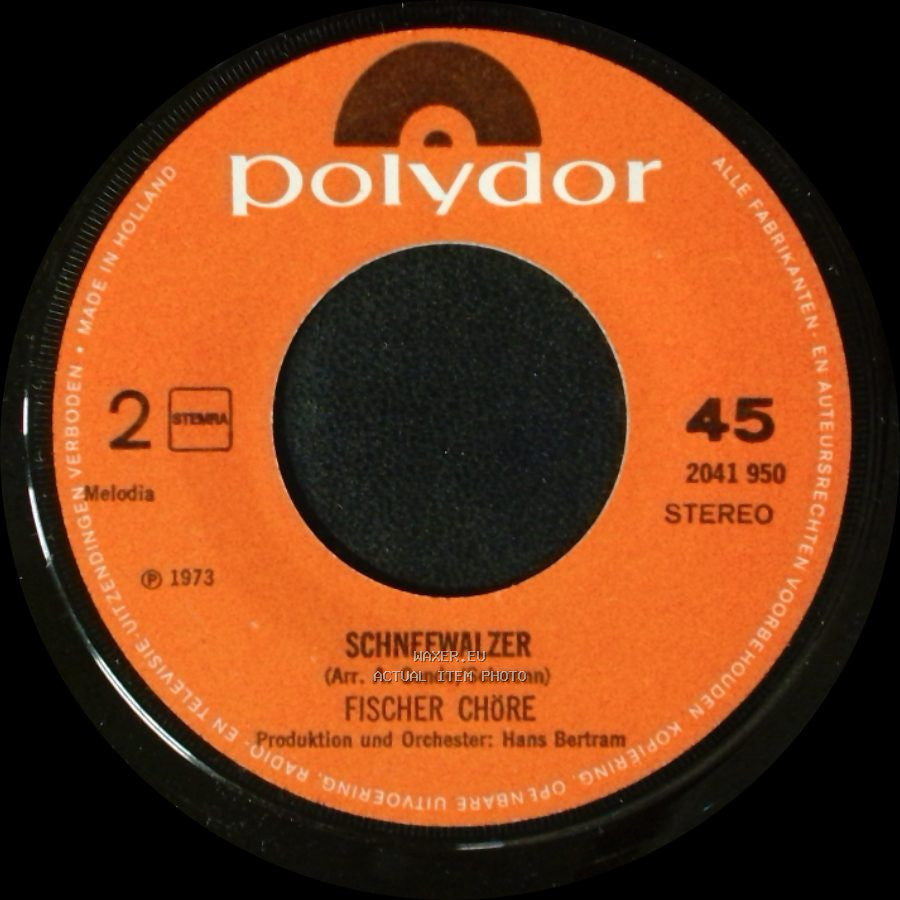 Fischer Chöre - Schneewalzer / La Paloma side A