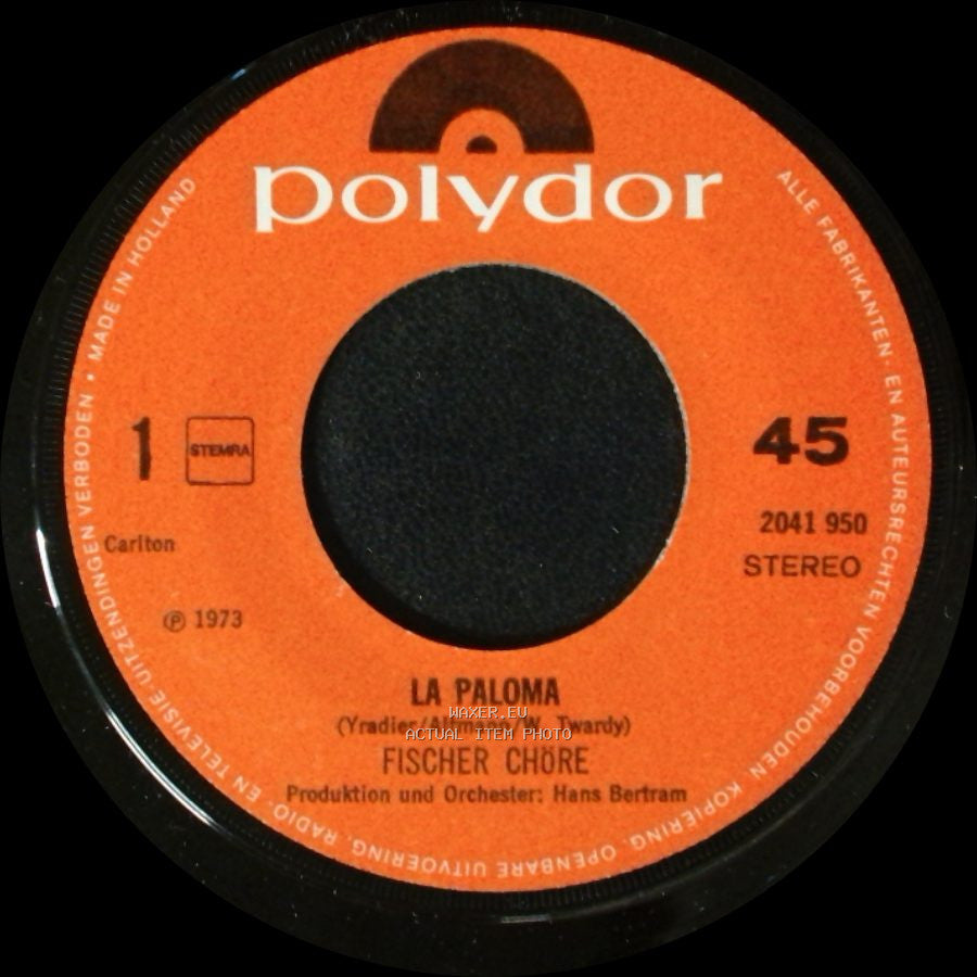 Fischer Chöre - Schneewalzer / La Paloma side B
