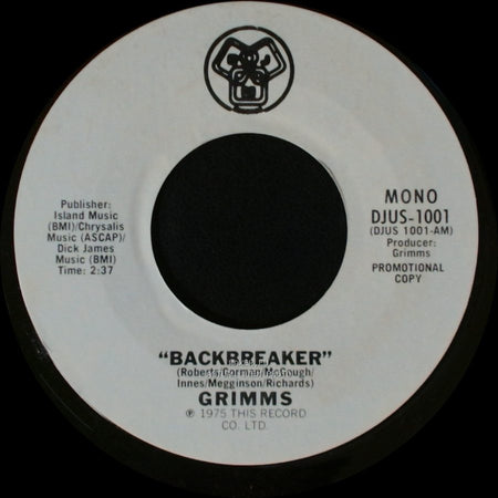 Grimms - Backbreaker / Backbreaker side B