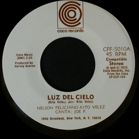 Nelson Feliciano-Kito Velez - Como A Cambiado Borinquen / Luz Del Cielo side B