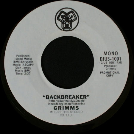 Grimms - Backbreaker / Backbreaker side B