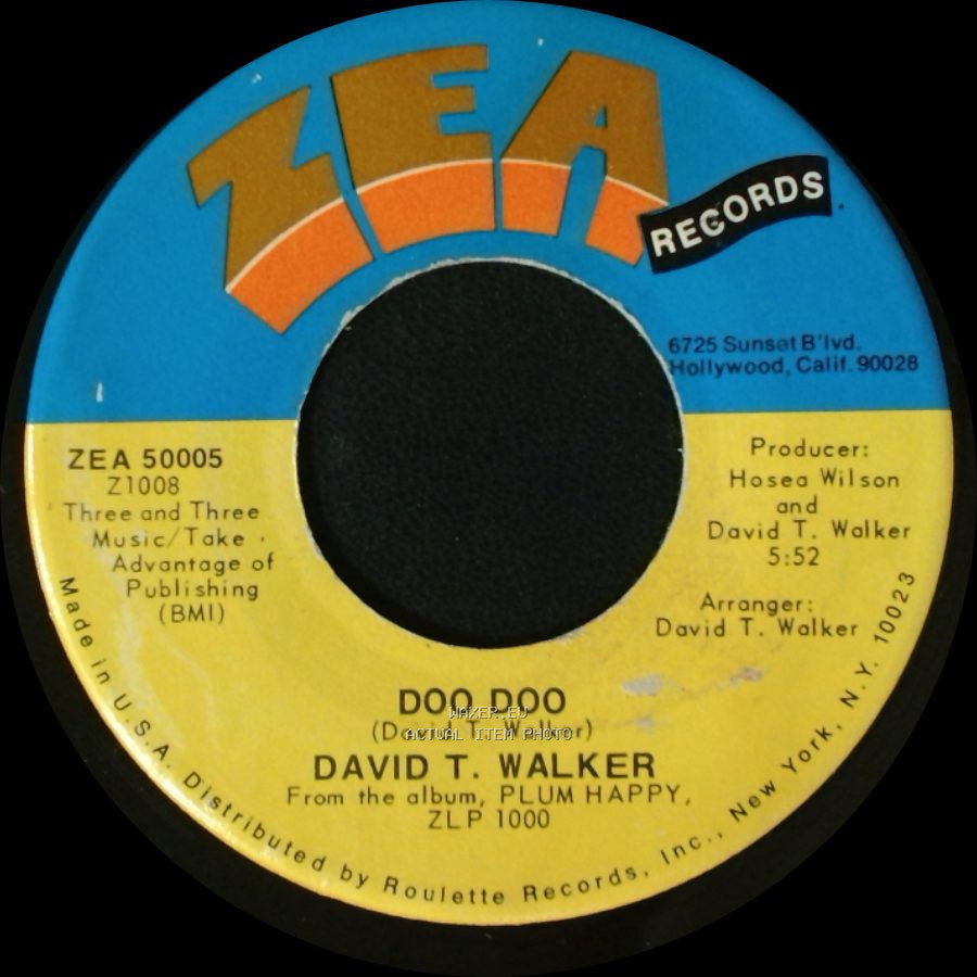 David T. Walker - Love Vibrations / Doo Doo side B