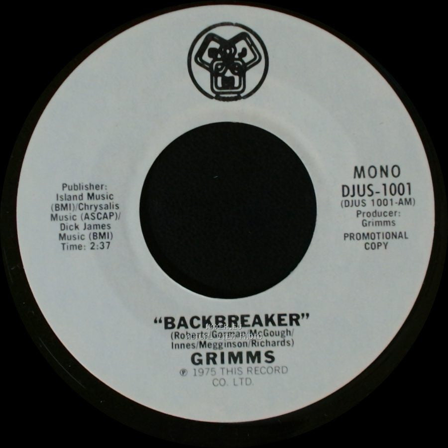 Grimms - Backbreaker / Backbreaker side A