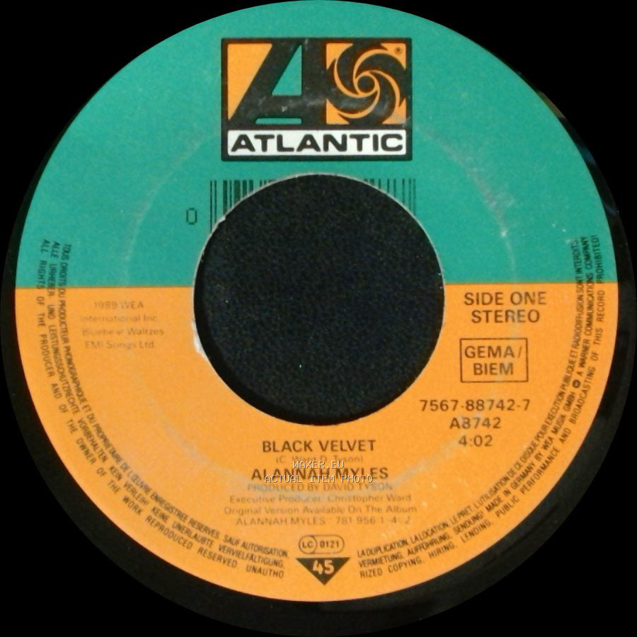 Alannah Myles - Black Velvet / If You Want To side A