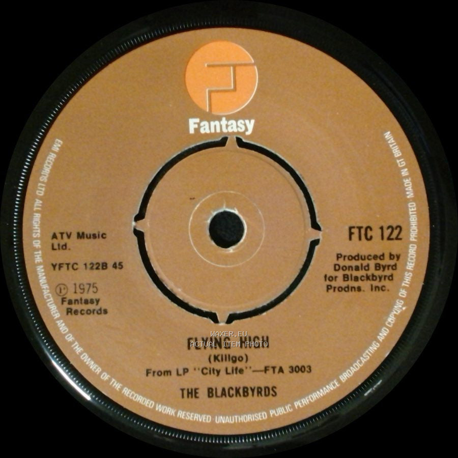 The Blackbyrds - Rock Creek Park / Flying High side B