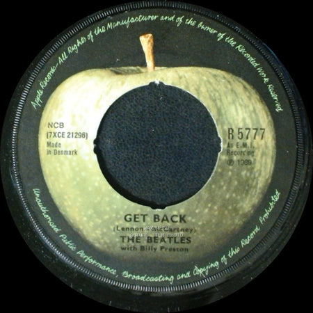 The Beatles - Don't Let Me Down / Get Back side B
