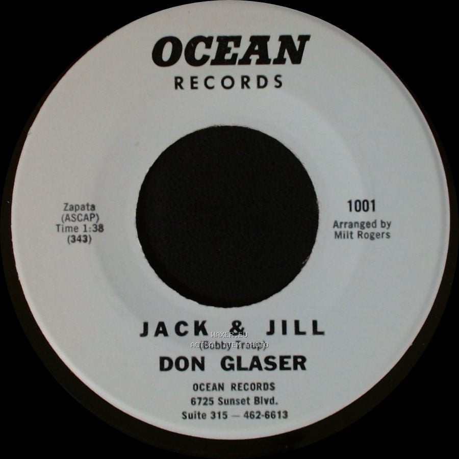 Don Glaser - Jack & Jill / You Can Make It Baby side A