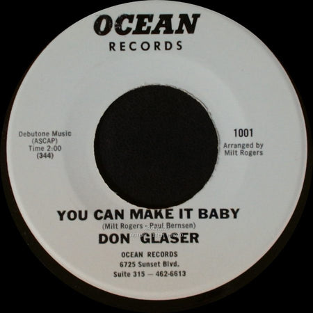 Don Glaser - Jack & Jill / You Can Make It Baby side B