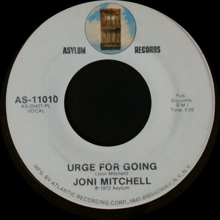 Joni Mitchell - Urge For Going / You Turn Me On, I'm A Radio side A