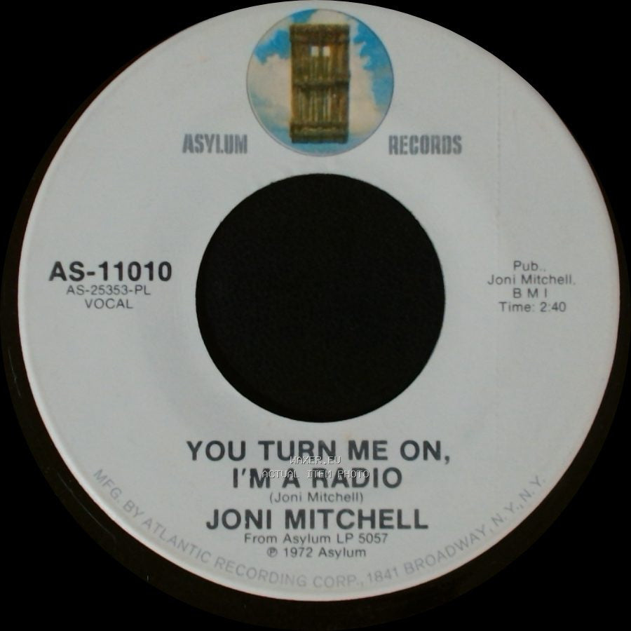 Joni Mitchell - Urge For Going / You Turn Me On, I'm A Radio side B