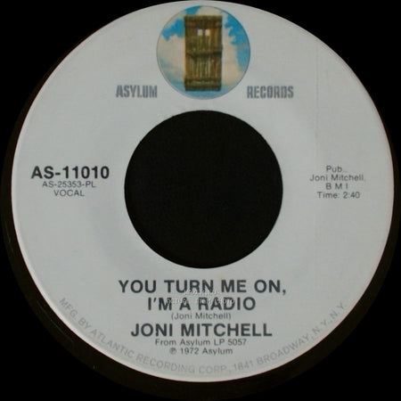 Joni Mitchell - Urge For Going / You Turn Me On, I'm A Radio side B