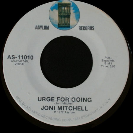 Joni Mitchell - Urge For Going / You Turn Me On, I'm A Radio side A