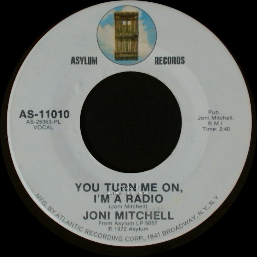 Joni Mitchell - Urge For Going / You Turn Me On, I'm A Radio side B