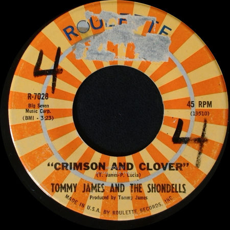 Tommy James And The Shondells - Crimson And Clover / Some Kind Of Love side A