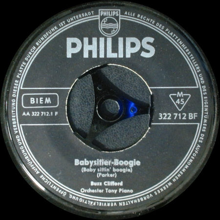 Buzz Clifford - Babysitter-Boogie / Driftwood side A