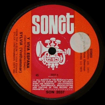 Sylvia (Vrethammar) - Y Viva Espana / Let Me Love You (Finalmente) side A