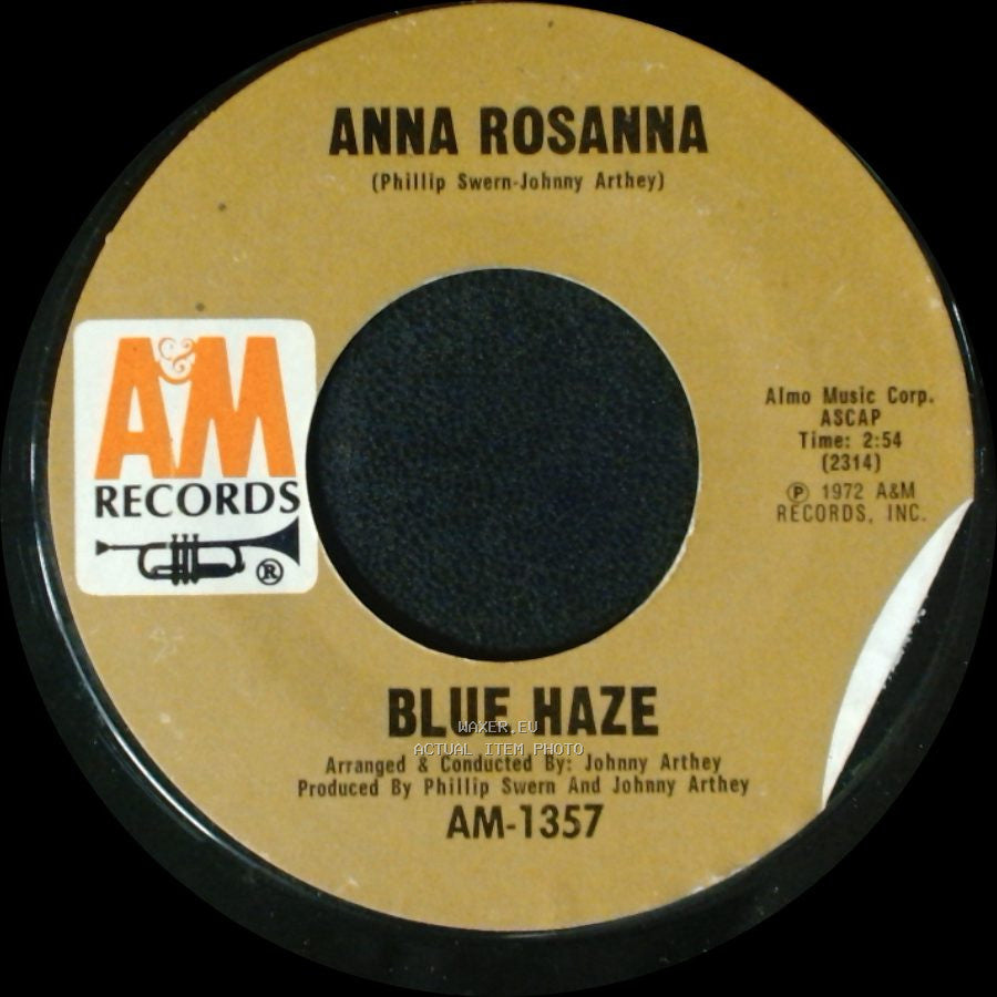 Blue Haze / Anna Rosanna - Smoke Gets In Your Eyes / Blue Haze side B