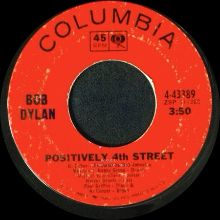 Bob Dylan - Positively 4Th Street / From A Buick 6 side A