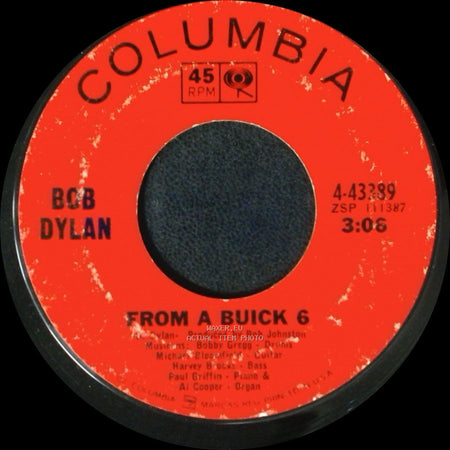 Bob Dylan - Positively 4Th Street / From A Buick 6 side B