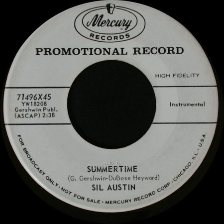 Sil Austin - Ruby / Summertime side B