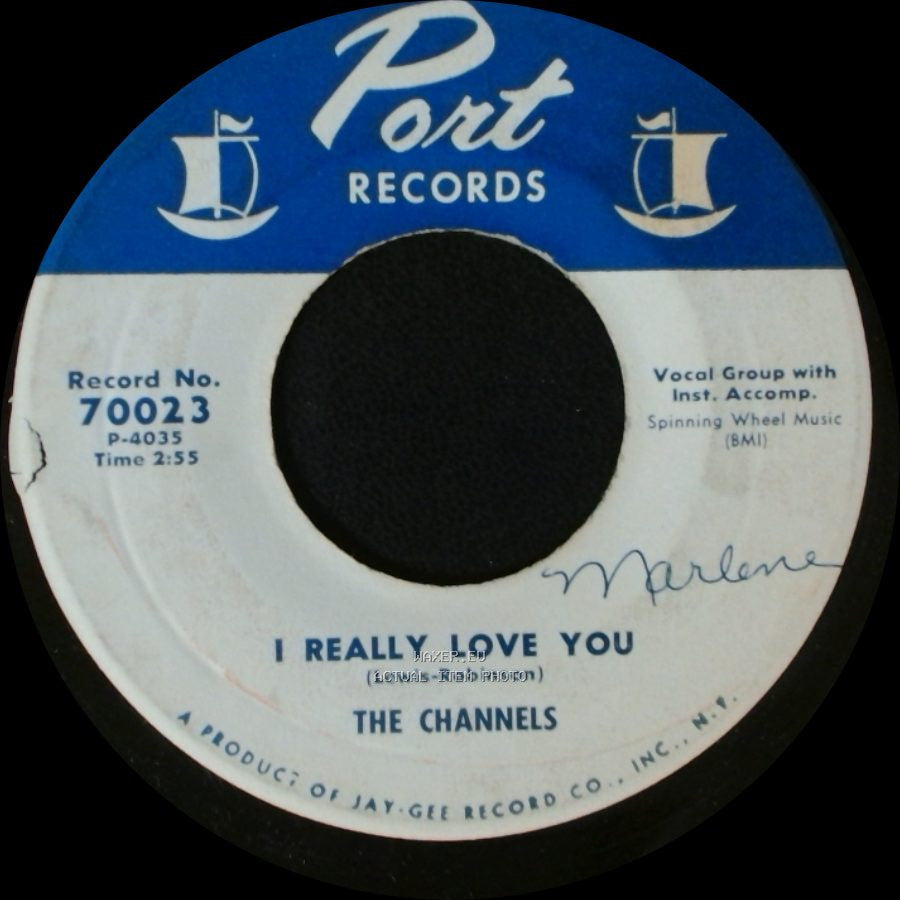 The Channels - What Do You Do / I Really Love You side B