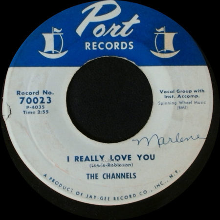 The Channels - What Do You Do / I Really Love You side B