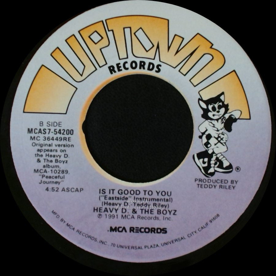 Heavy D. & The Boyz - Is It Good To You / Is It Good To You side B