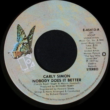 Carly Simon - Nobody Does It Better / After The Storm side A