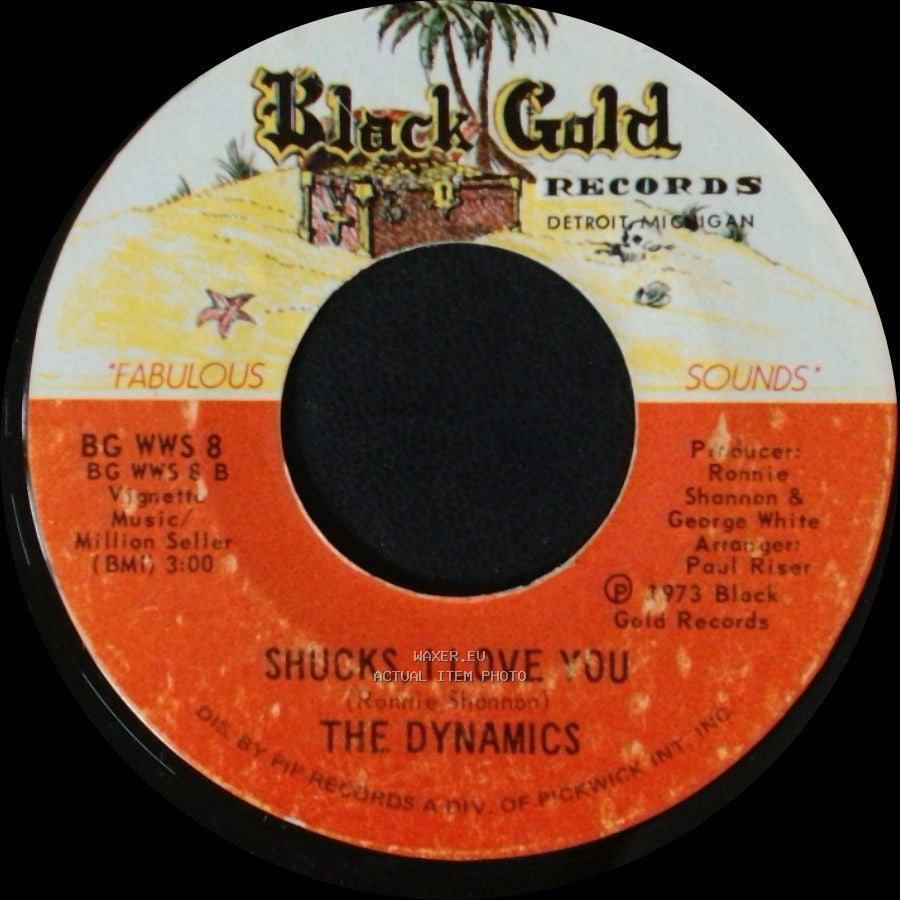 The Dynamics - Shucks, I Love You / What A Shame side A