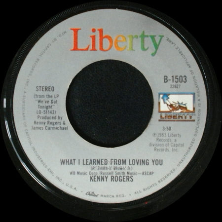 Kenny Rogers - What I Learned From Loving You / Scarlet Fever side A