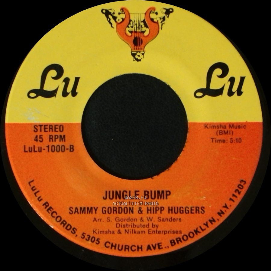 Sammy Gordon & Hipp Huggers - Jungle Bump / Jungle Bump side A