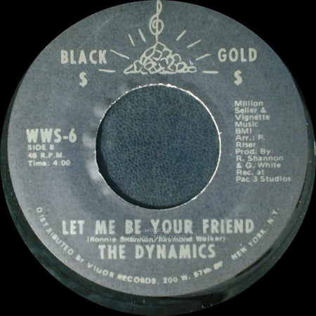 The Dynamics - Voyage Thru The Mind / Let Me Be Your Friend side B