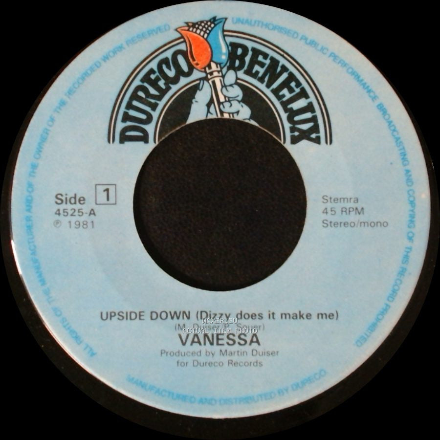 Vanessa - Upside Down (Dizzy Does It Make Me) / Sweet Telephone Operator side A