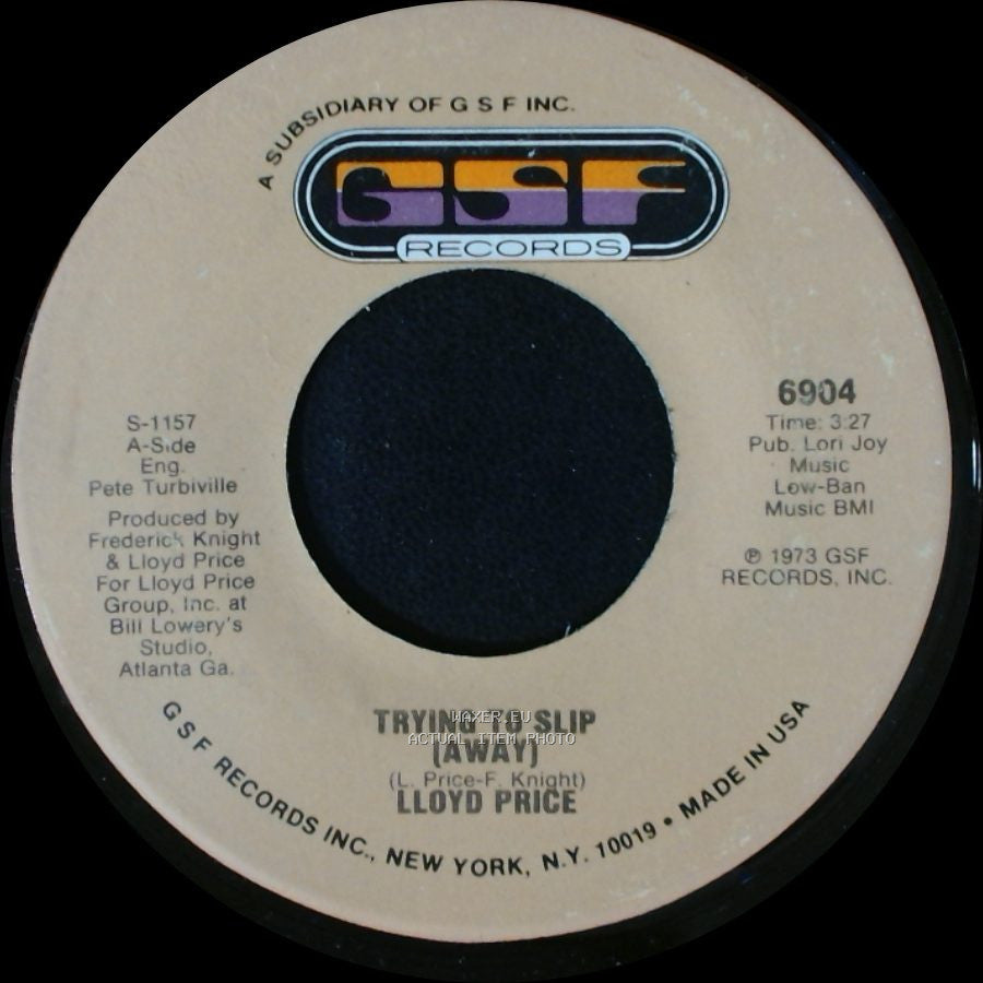 Lloyd Price - They Get Down / Trying To Slip (Away) side B