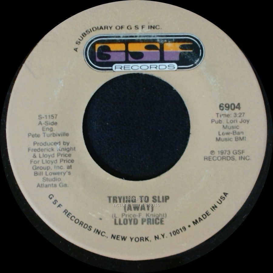 Lloyd Price - They Get Down / Trying To Slip (Away) side A