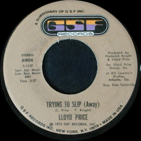 Lloyd Price - They Get Down / Trying To Slip (Away) side A