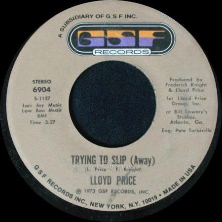 Lloyd Price - They Get Down / Trying To Slip (Away) side A