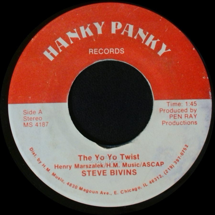 Steve Bivins - The Yo Yo Twist / Shall I Come Sweet Love side A