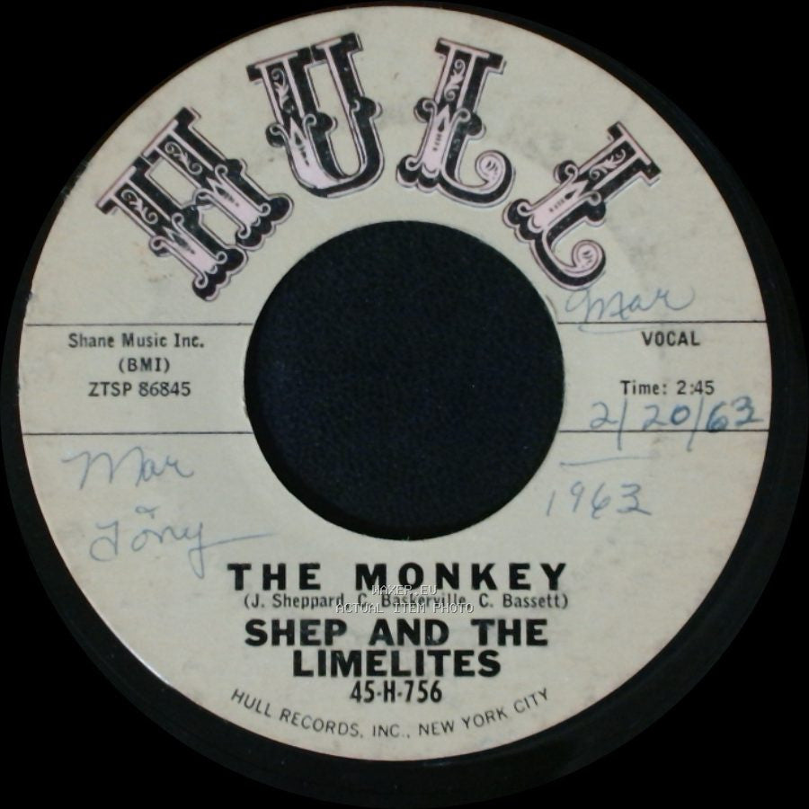 Shep And The Limelites - The Monkey / Remember Baby side A
