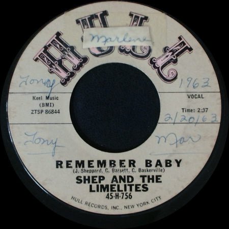 Shep And The Limelites - The Monkey / Remember Baby side B