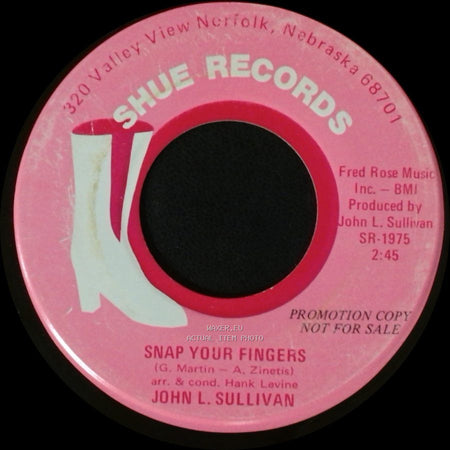 John L. Sullivan - A Little Piece At A Time / Snap Your Fingers side B