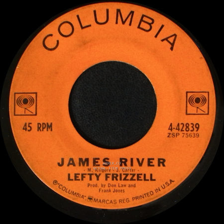 Lefty Frizzell - James River / Don't Let Her See Me Cry side A