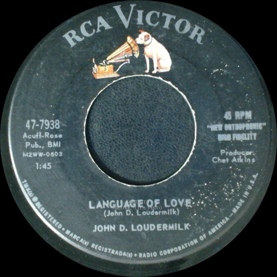 John D. Loudermilk - Language Of Love / Darling Jane side A
