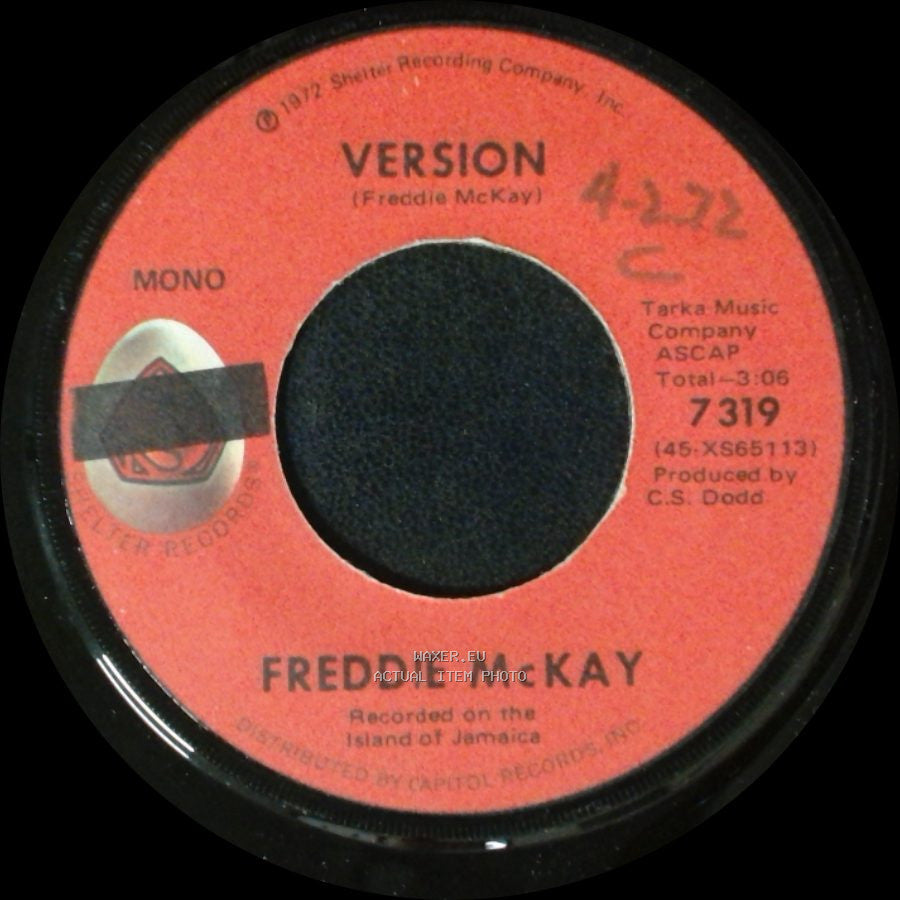 Freddie Mckay - Sweet You, Sour You / Version side B