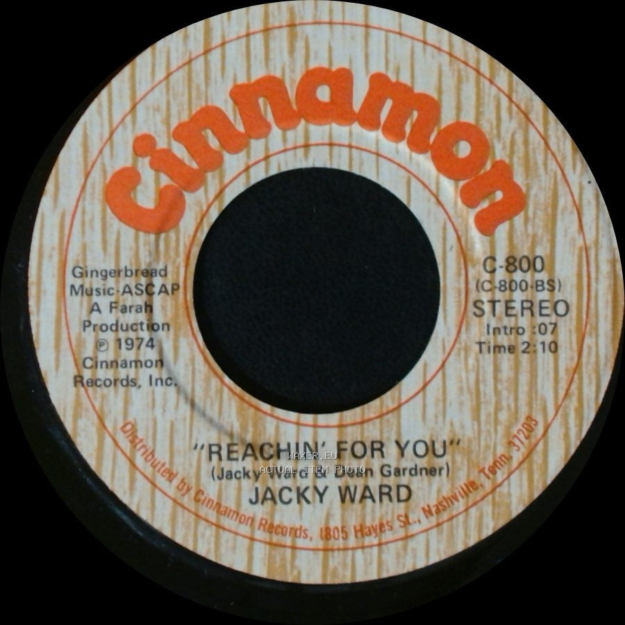 Jacky Ward - Reachin' For You / Good Wine side A