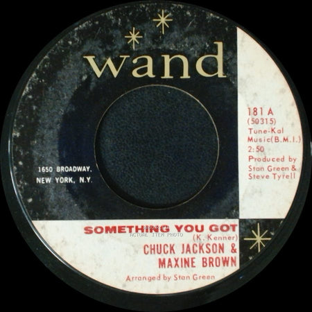 Chuck Jackson & Maxine Brown - Something You Got / Baby Take Me side A