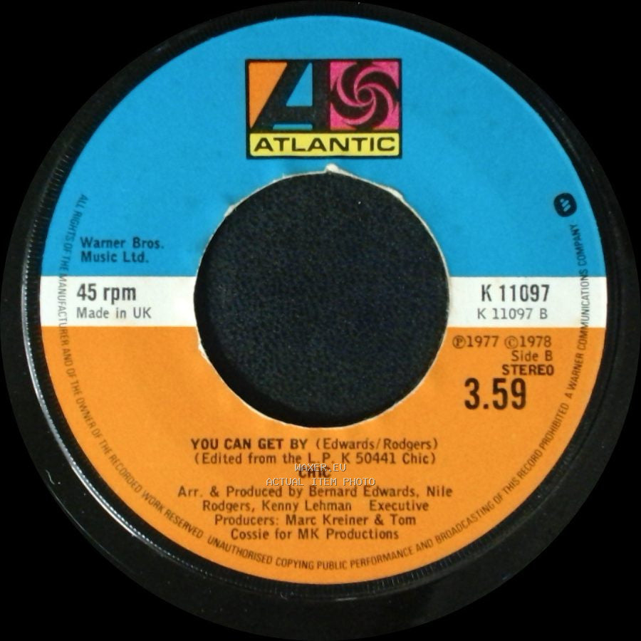 Chic - Everybody Dance / You Can Get By side B