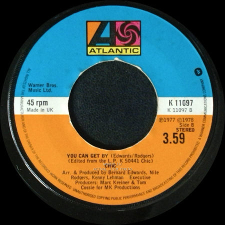 Chic - Everybody Dance / You Can Get By side B