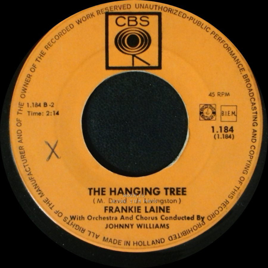 Frankie Laine - The Hanging Tree / Rawhide side A